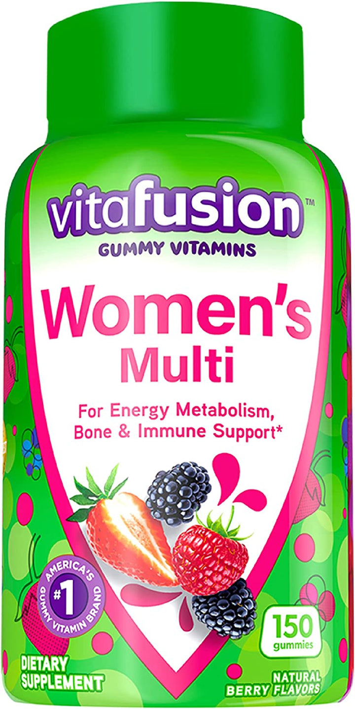 Vitafusion Women'S Multivitamin Gummies (150 Count) and Vitamin D3 Gummy Vitamins (120 Count)