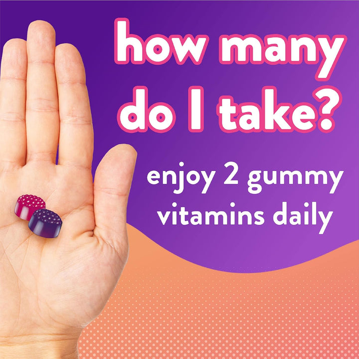 Vitafusion Adult Gummy Vitamins for Men (Berry Flavored) + Vitafusion Extra Strength Vitamin B12 Gummy Vitamins (Cherry Flavored)