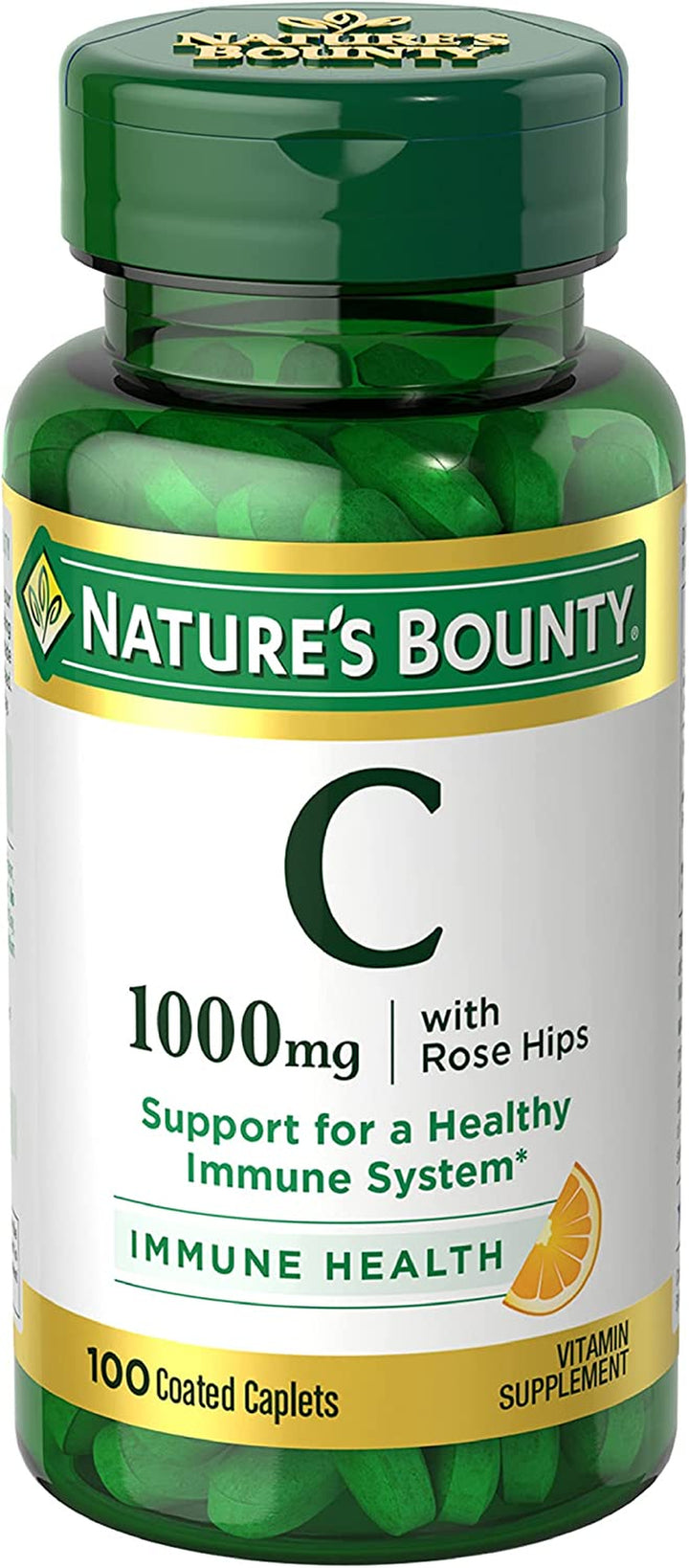 Nature'S Bounty Vitamin C 1000 Mg Immune Health Caplets 100 Ea ( Pack of 6)