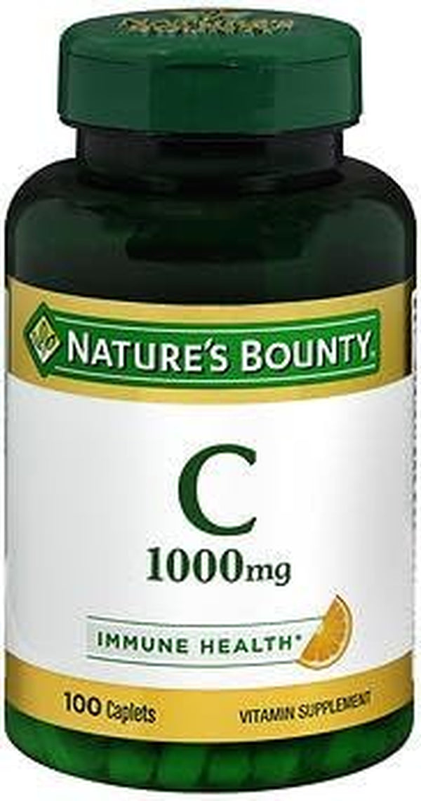 Nature'S Bounty Pure Vitamin C-1000 Mg - 100 Caplets, Pack of 5