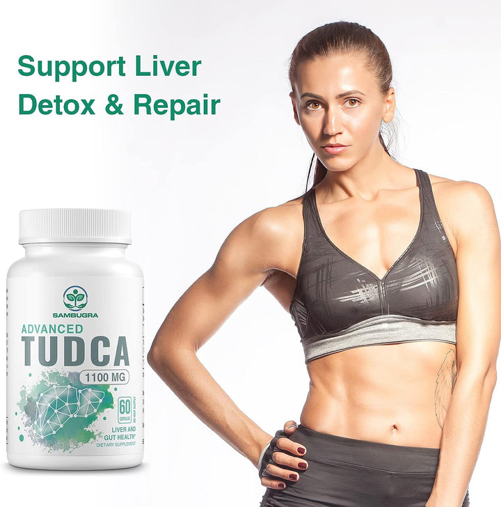Advanced TUDCA 1100Mg - Ultra Strength Bile Salt TUDCA Supplements, TUDCA Liver Supplements for Liver Cleanse Detox and Repair, 240 Capsules (Pack of 4)