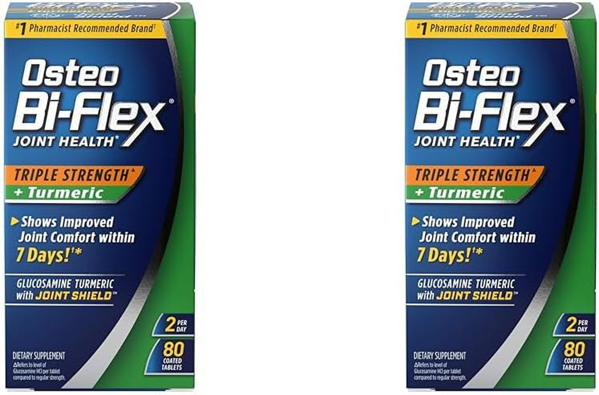 Bioflex Supplement Ingredients Osteo Bi-Flex Triple Strength Glucosamine with Turmeric, Joint Health