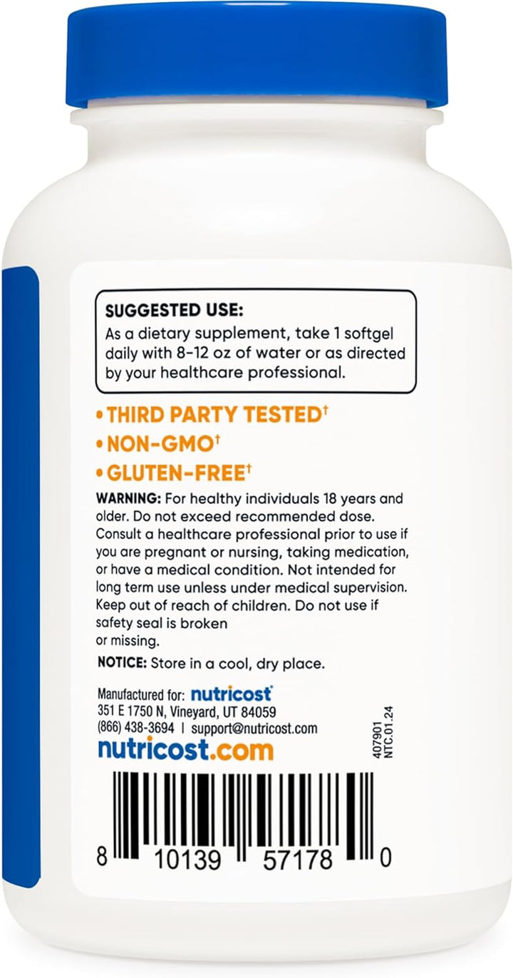 Nutricost Vitamin a 10,000 IU, 500 Softgel Capsules