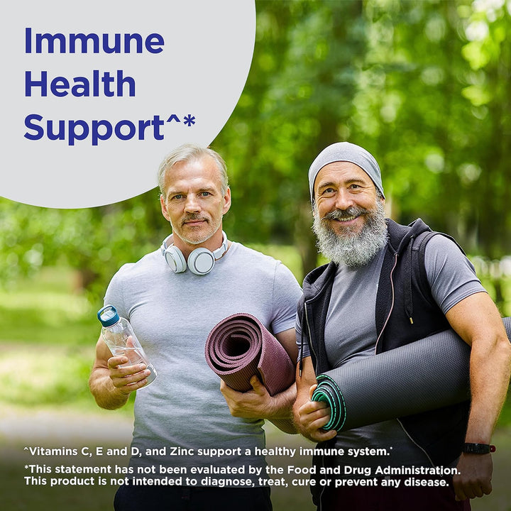 Centrum Silver Multivitamin for Men 50 Plus, Multivitamin/Multimineral Supplement with Vitamin D3, B Vitamins and Zinc, Gluten Free, Non-Gmo Ingredients - 200 Count