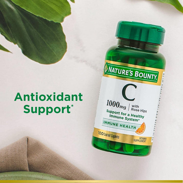 Pure Vitamin C 1000 Mg Vitamin Supplement Tablets, by Natures Bounty - 100 Tablets