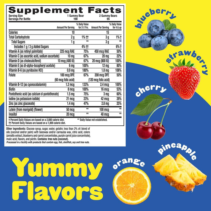 L’Il Critters Gummy Vites Daily Gummy Multivitamin for Kids & Vitafusion Womens Multivitamin Gummies