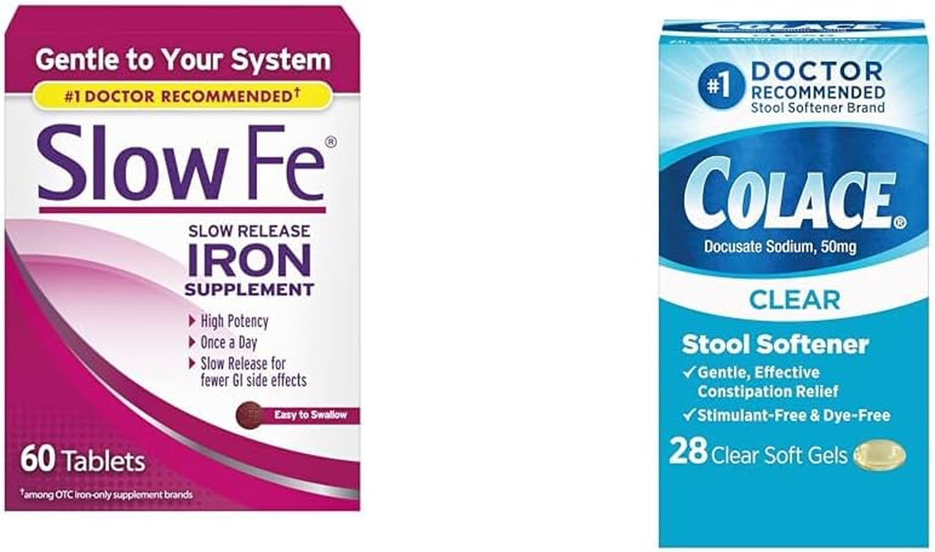 Slow Fe 45Mg Iron Supplement for Iron Deficiency, Slow Release, High P