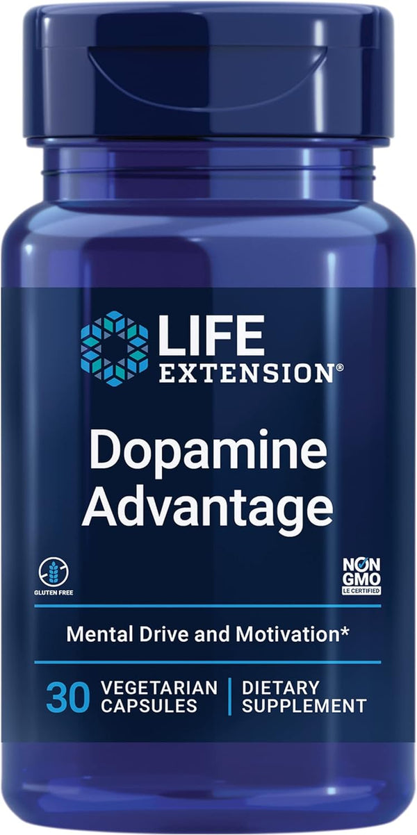 Life Extension Neuro-Mag Magnesium L-Threonate for Brain Health, Memory & Attention with Dopamine Advantage - Phellodendron Bark Extract Supplement, 90+30 Vegetarian Capsules