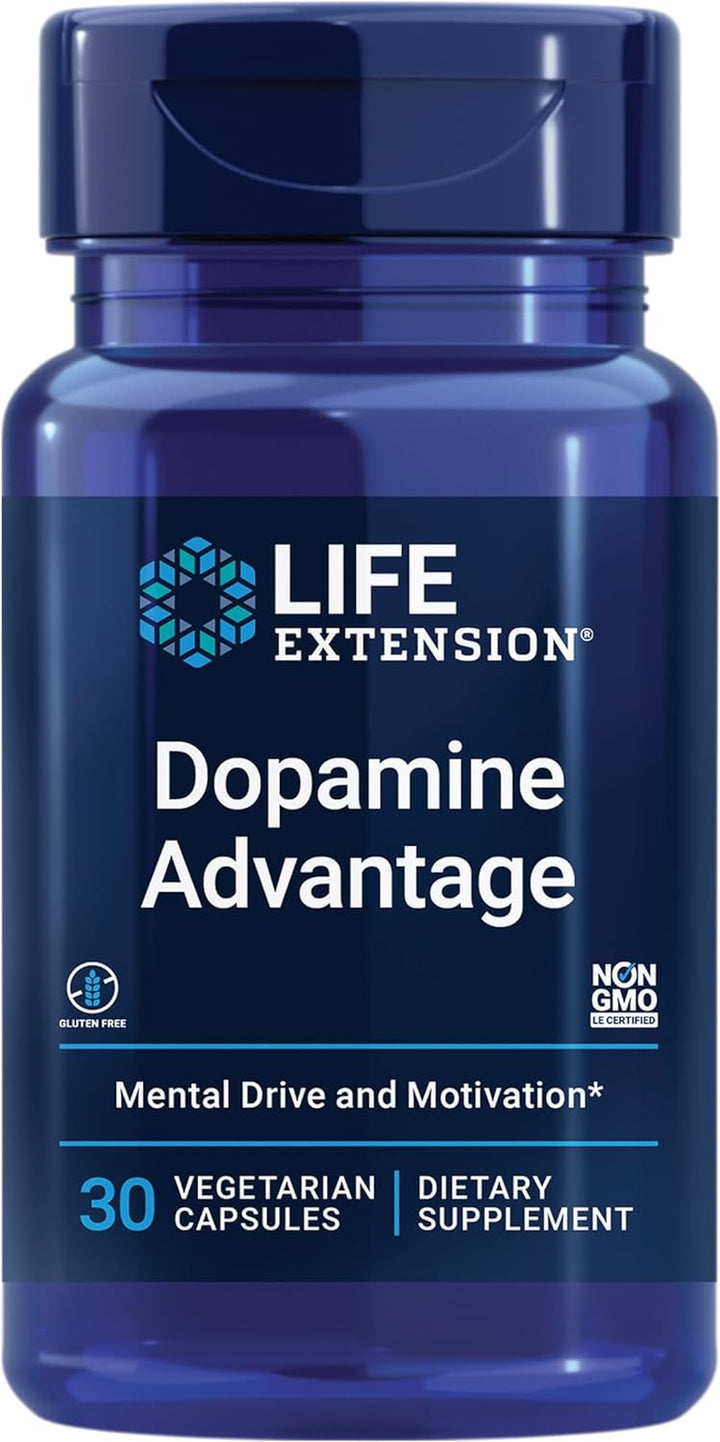 Life Extension Neuro-Mag Magnesium L-Threonate for Brain Health, Memory & Attention with Dopamine Advantage - Phellodendron Bark Extract Supplement, 90+30 Vegetarian Capsules